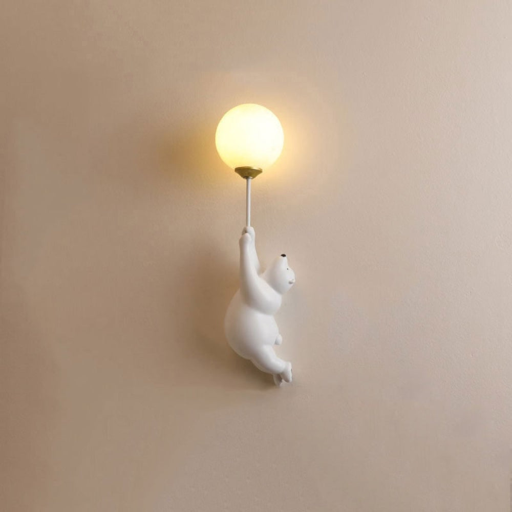 Modern Wall Lamp with Cute Bear Design - Cozy Home Decor Accent