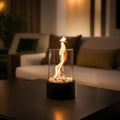 Elegant Oil Lamp - Indoor Tabletop Decorative Accent with a Warm Flame
