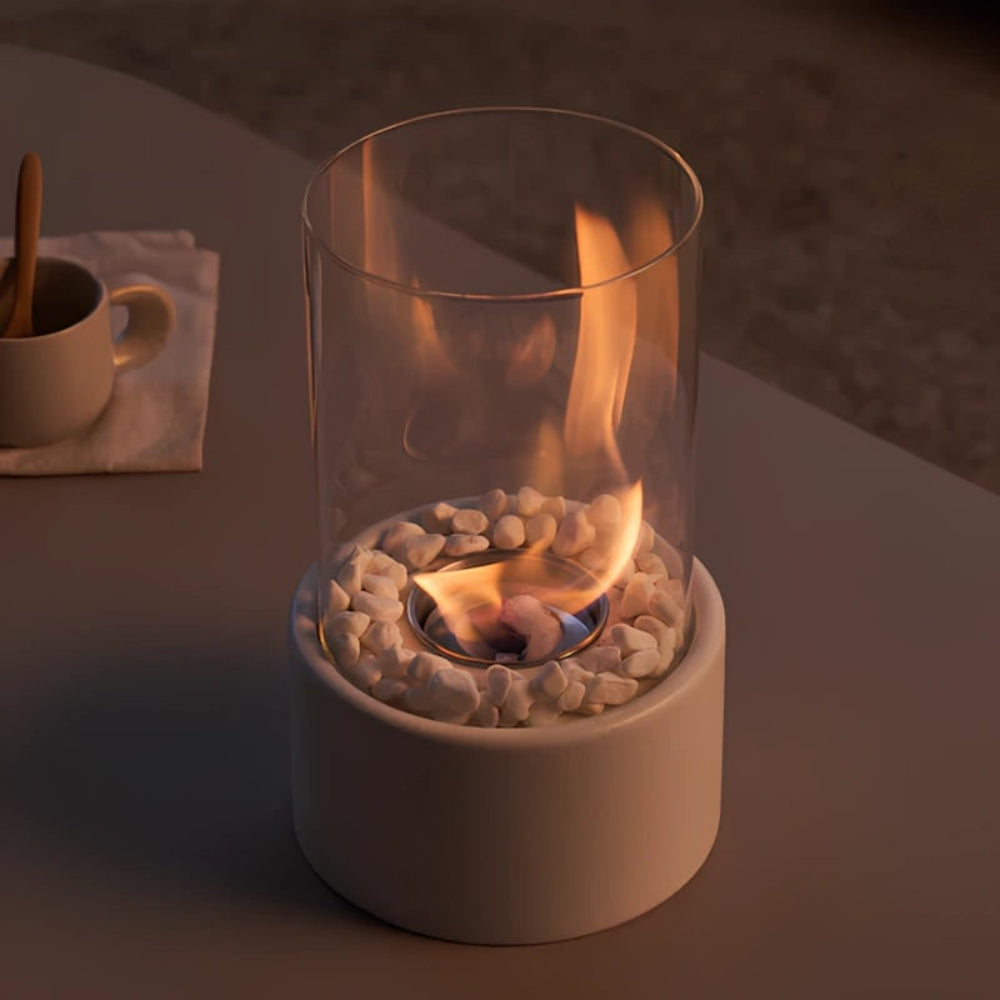 Elegant Oil Lamp - Indoor Tabletop Decorative Accent with a Warm Flame