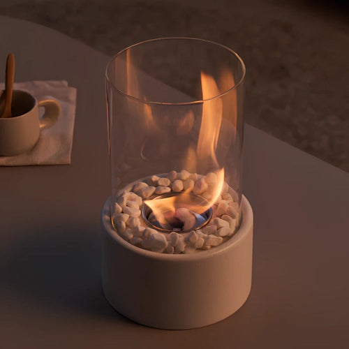 Elegant Oil Lamp - Indoor Tabletop Decorative Accent with a Warm Flame