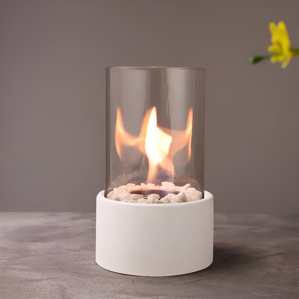 Elegant Oil Lamp - Indoor Tabletop Decorative Accent with a Warm Flame
