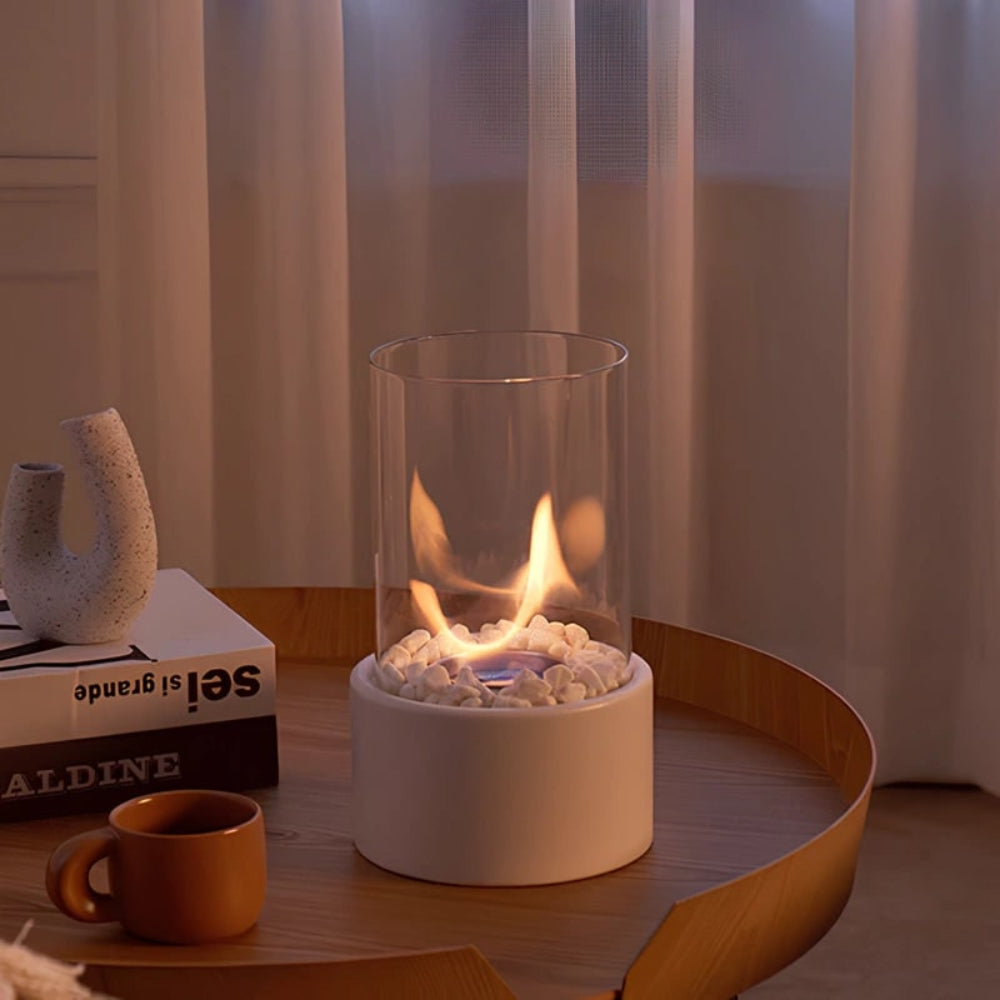 Elegant Oil Lamp - Indoor Tabletop Decorative Accent with a Warm Flame