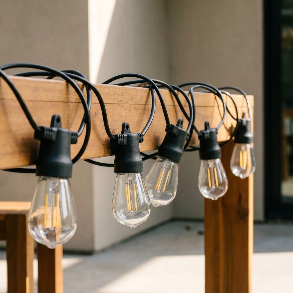 Solar-Powered Outdoor String Lights for Beautiful Decorative Lighting