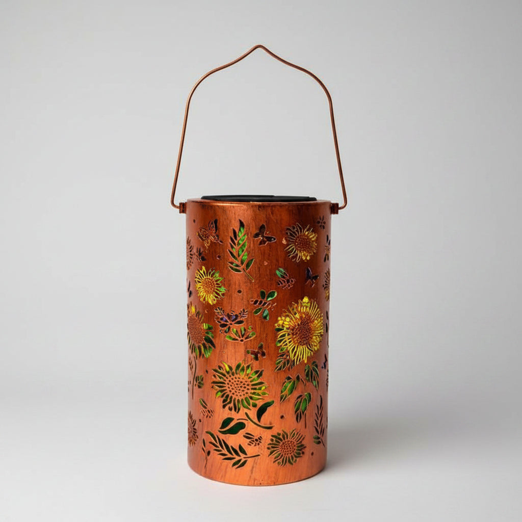 Solar-Powered Outdoor Lantern – Decorative Garden Light for Patio and Yard